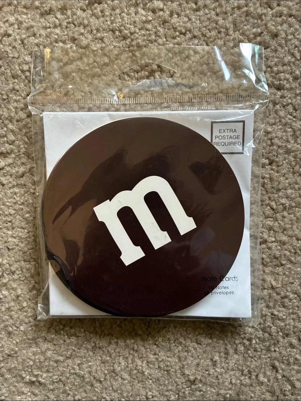 2007 Official Licensed M&M’s 10 Blank Notecards & Envelopes